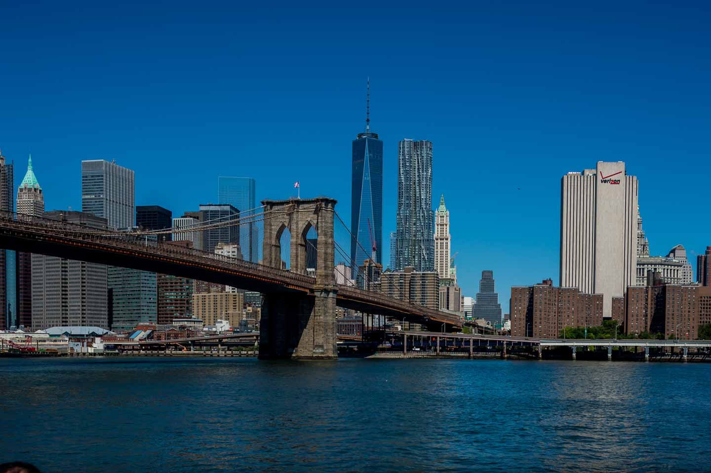 New York Skyline Brooklyn Bridge