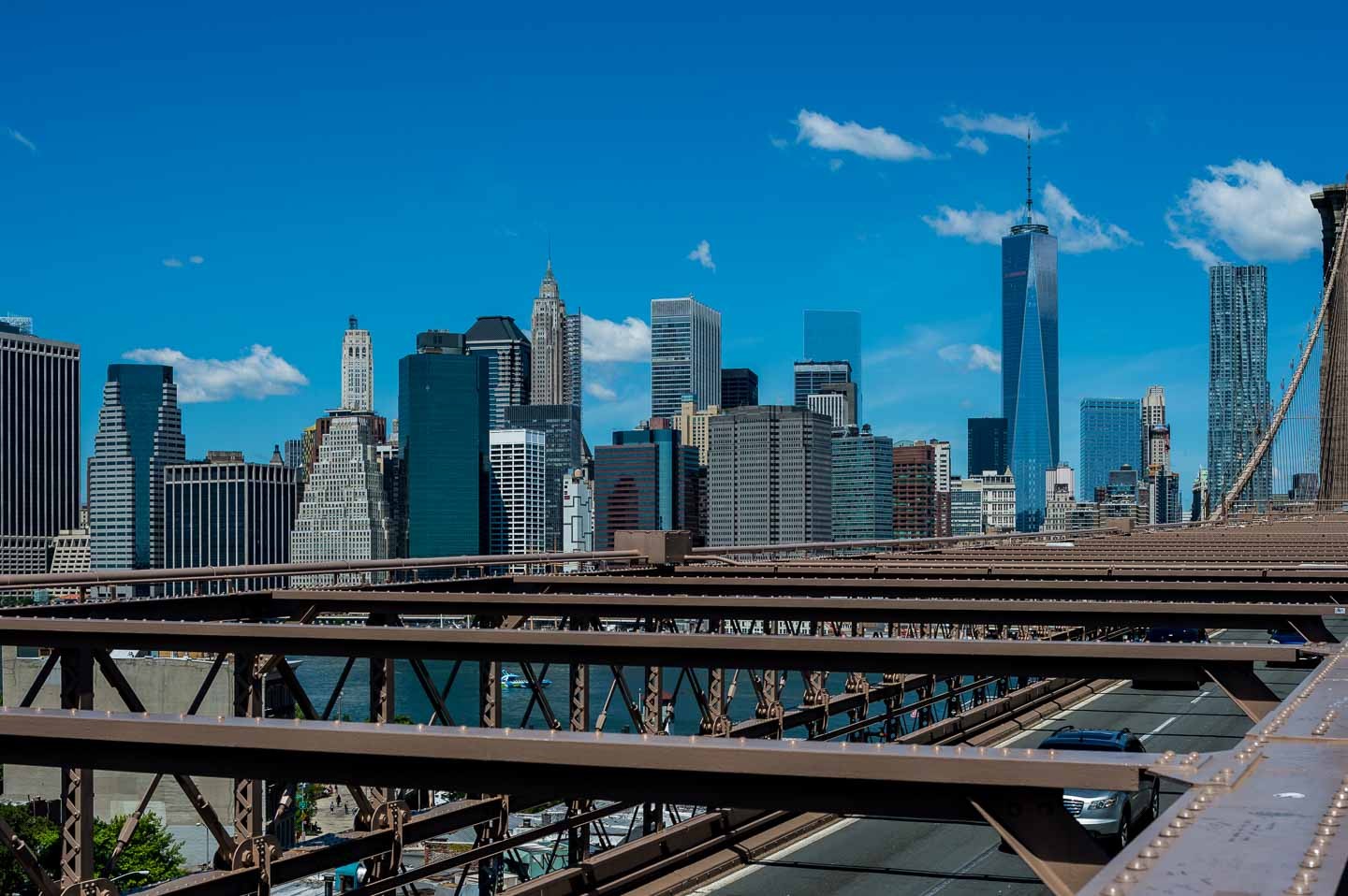 New York Skyline Brooklyn Bridge