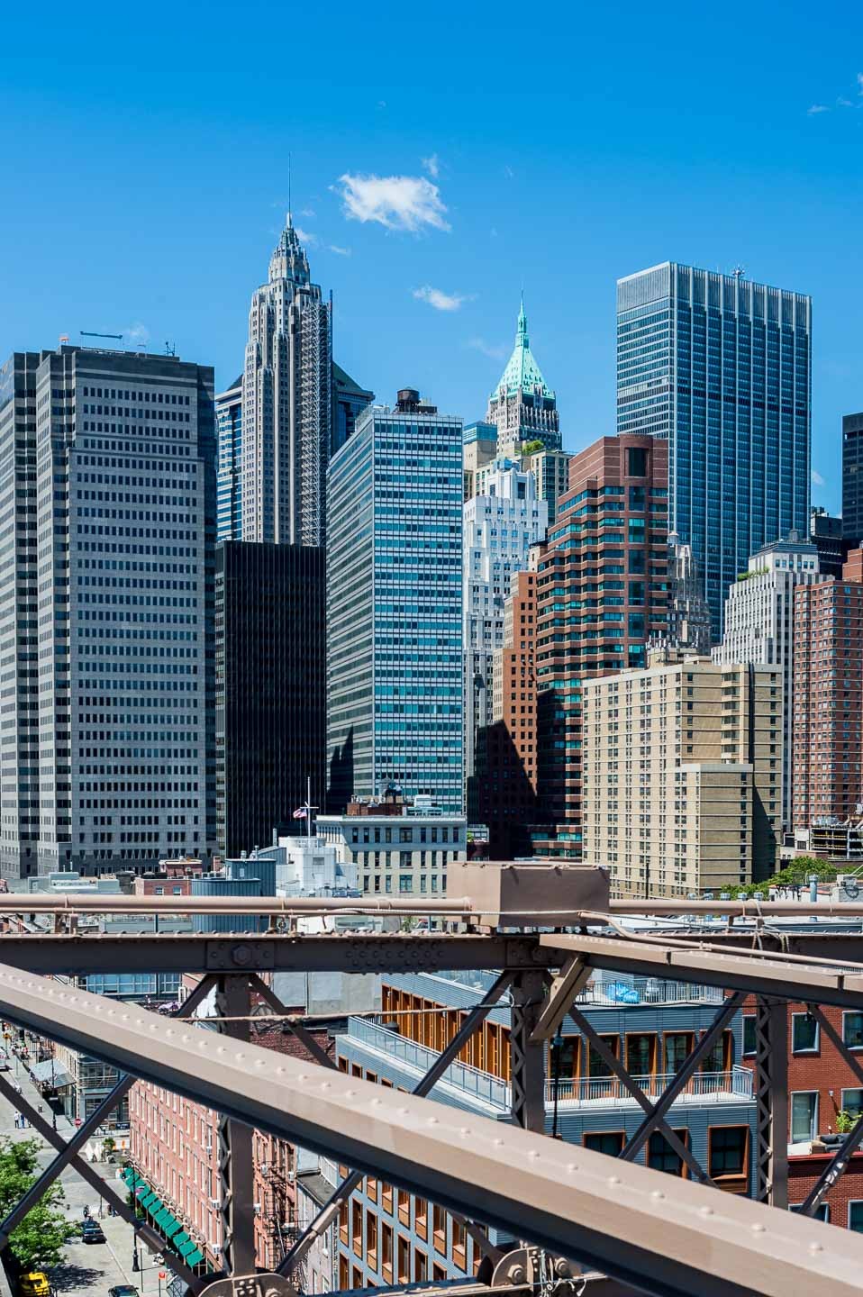 New York Skyline Brooklyn Bridge