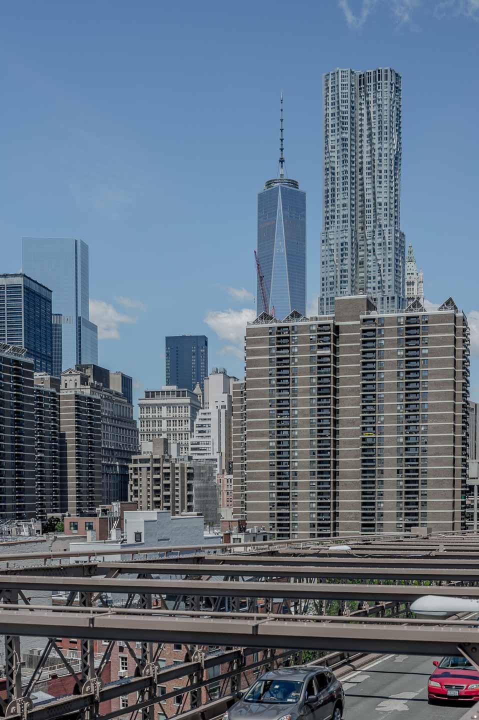 New York Skyline Brooklyn Bridge