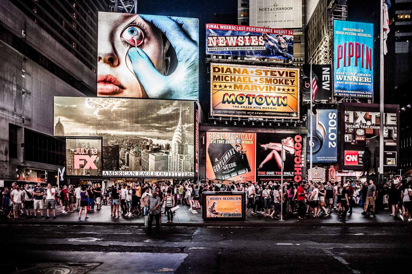 New York Times Square at Night