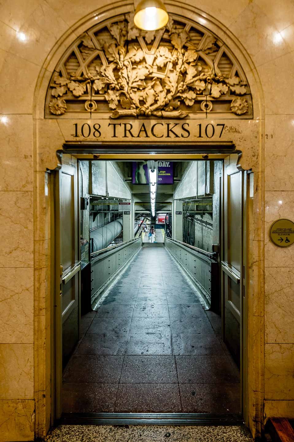 New York Grand Central Station Track 107 & 108