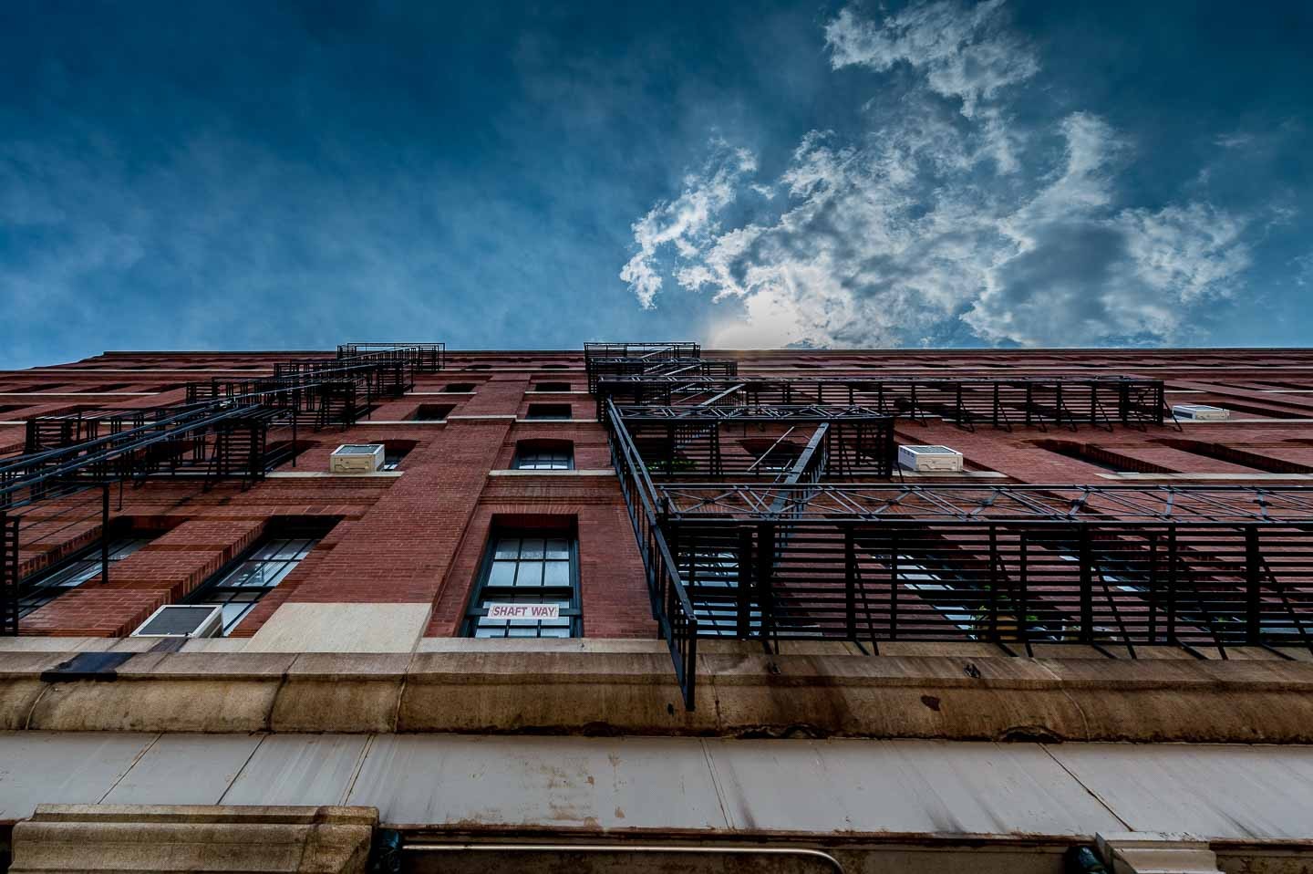 New York Back Door Staircase