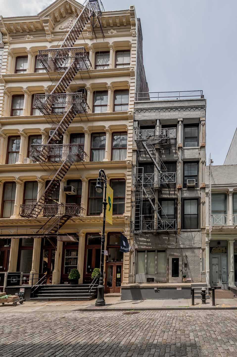 New York Back Door Staircase