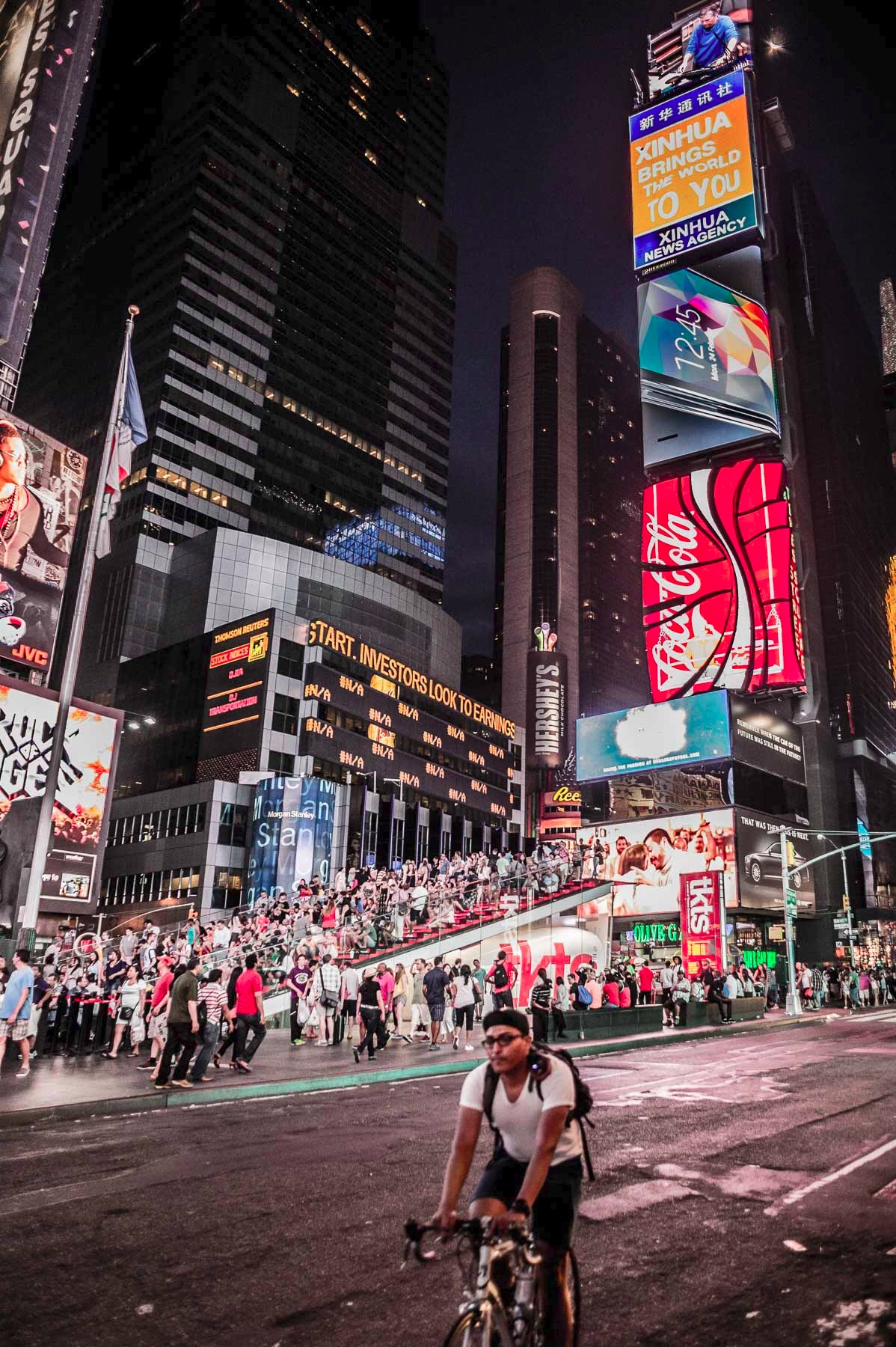 New York City at Night Times Square