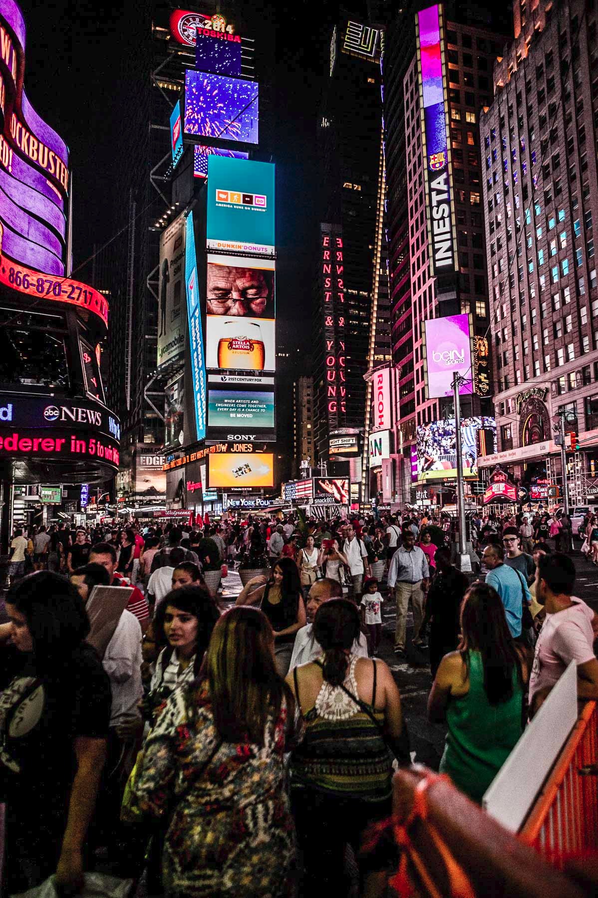 New York City at Night Times Square