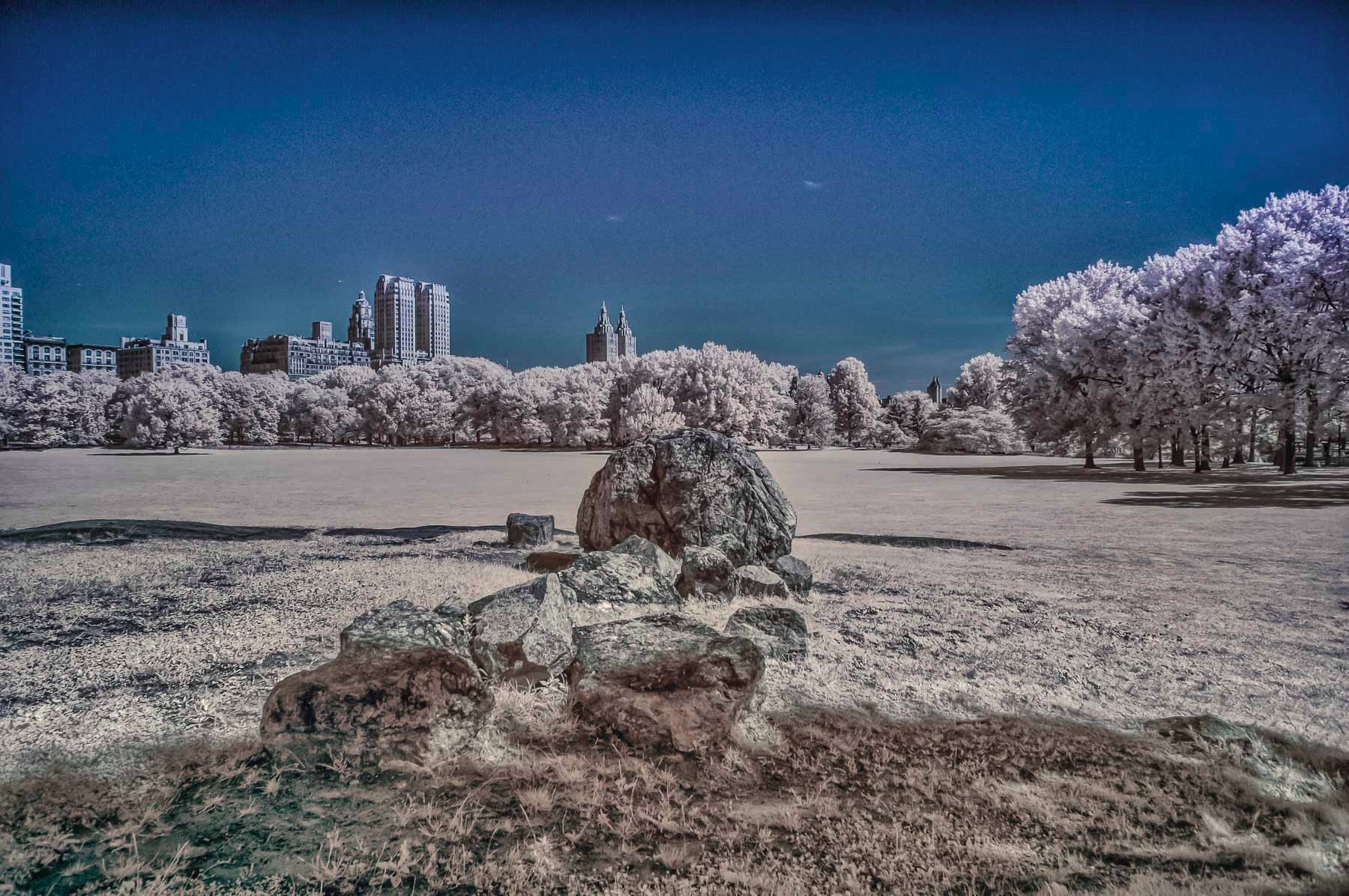 New York City infrared - Central Park