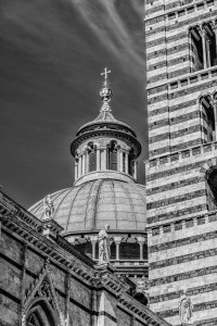 Italy Tuscany black&white Siena Cathedral