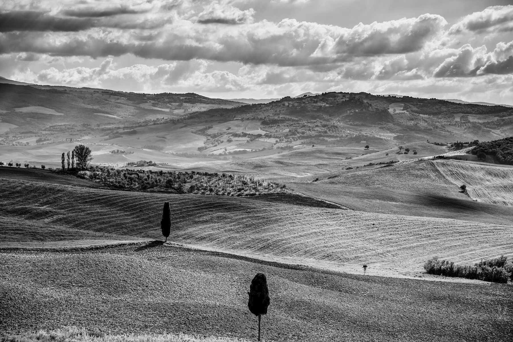 Italy Tuscany black&white Landscape