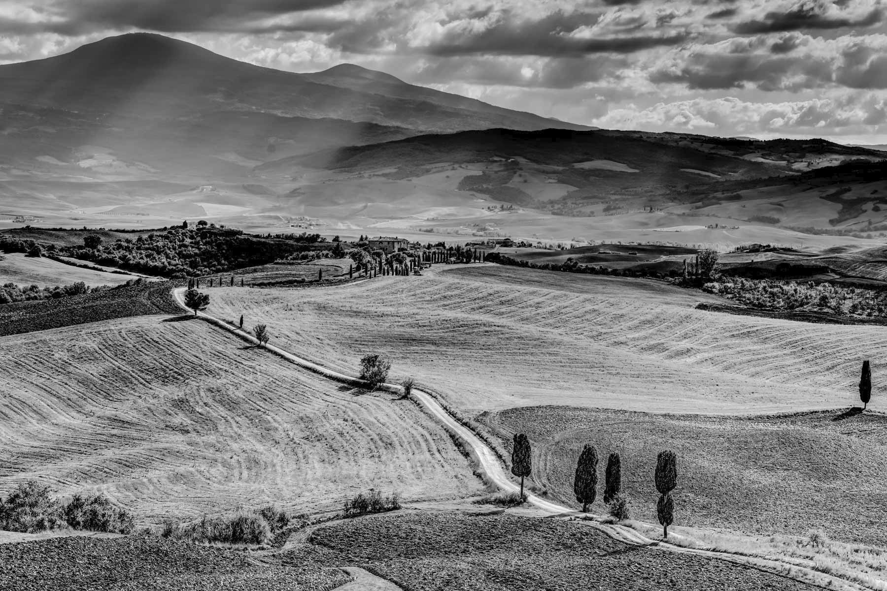 Italy Tuscany black&white Landscape HDR