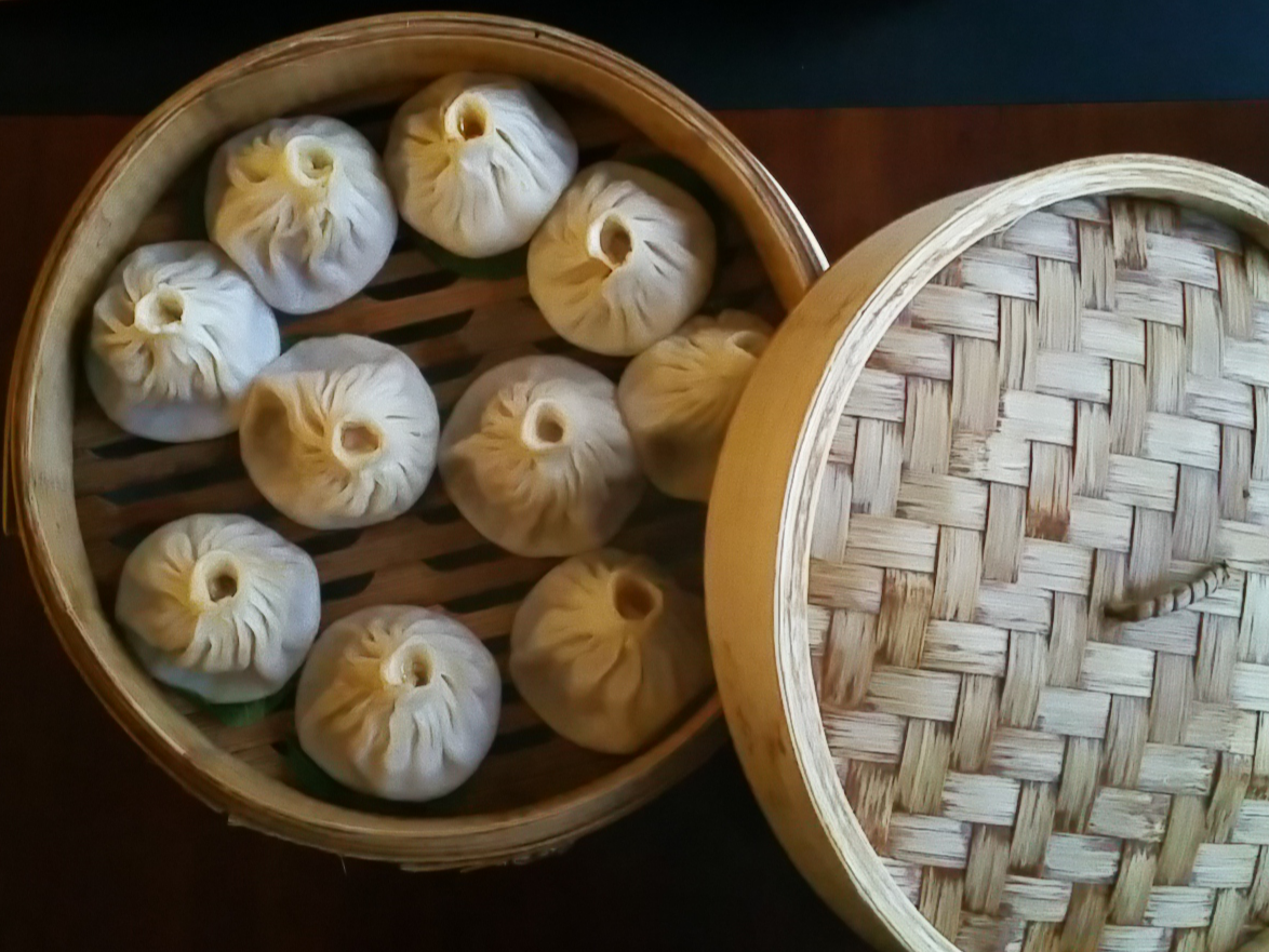 Steamed dumplings stuffed with crab meat Steamed dumplings stuffed with crab meat