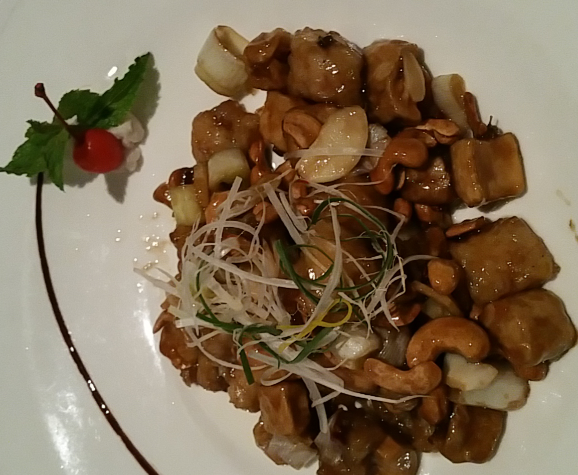 Fish with mushrooms and nuts Fish with mushrooms and nuts