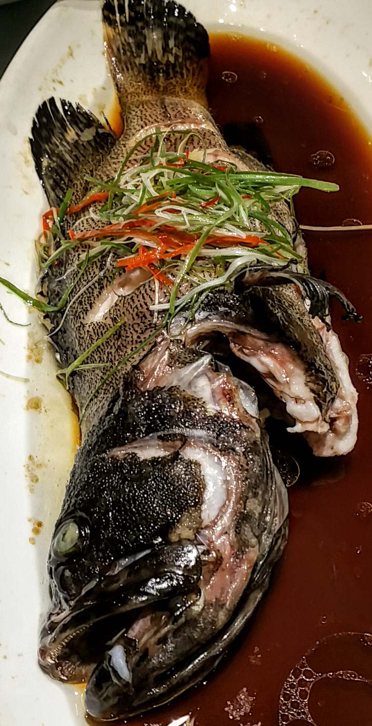 Trout in soy sauce