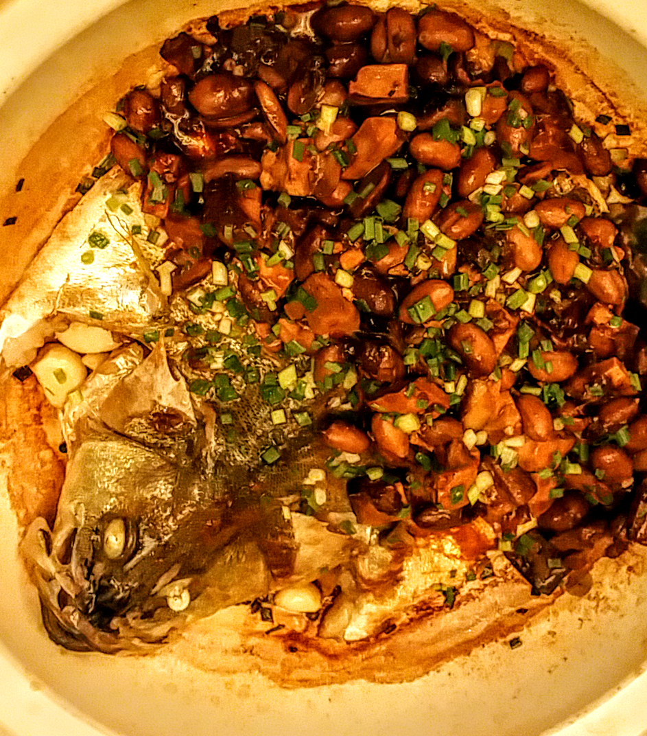 Fish with beans and meat Fish with beans and meat